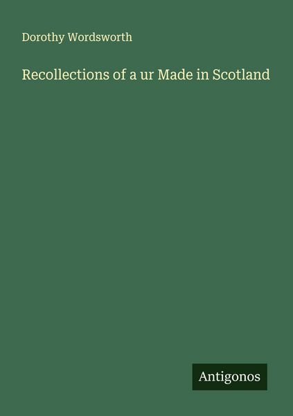 Produktbild: Recollections of a ur Made in Scotland