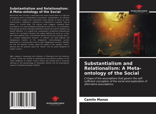 Produktbild: Substantialism and Relationalism: A Meta-ontology of the Social