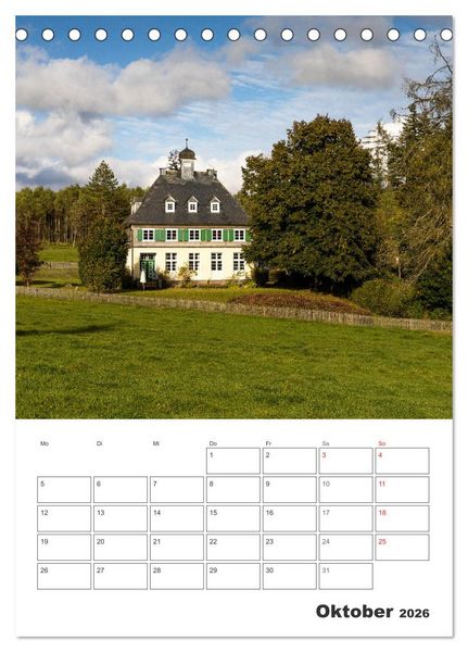 Produktbild: Wittgenstein &ndash; Eine Region mit beeindruckend sch&ouml;ner Landschaft (Tischkalender 2026 DIN A5 hoch), CALVENDO Monatskalender