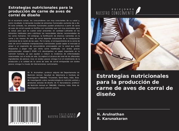 Produktbild: Estrategias nutricionales para la producci&oacute;n de carne de aves de corral de dise&ntilde;o
