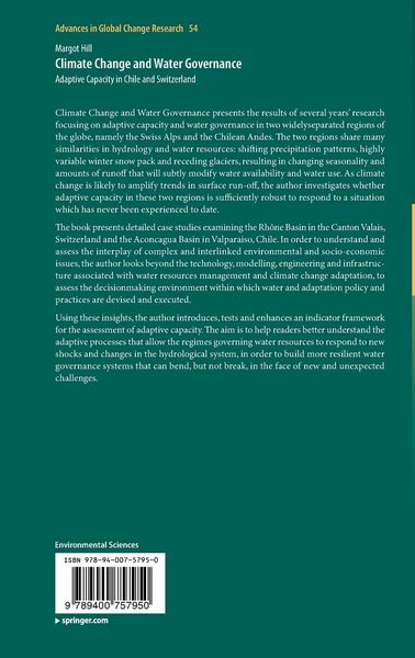 Produktbild: Climate Change and Water Governance