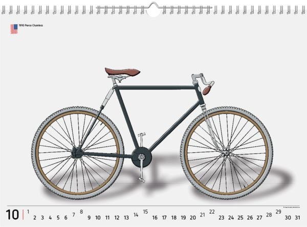 Produktbild: 2023, 12 Fahrradklassiker, Wandkalender