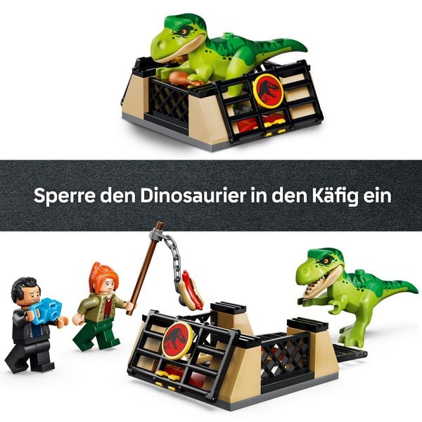Produktbild: LEGO Jurassic World 77978 Transporter f&uuml;r den Jungen T.Rex, Spielzeug-Dino f&uuml;r Kinder ab 4 Jahren