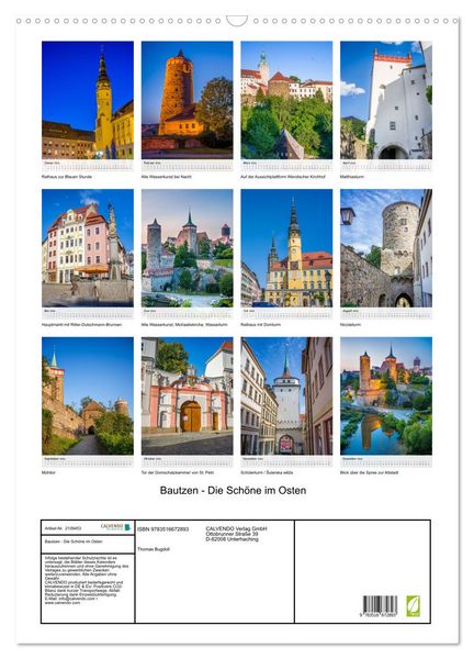 Produktbild: Bautzen - Die Sch&ouml;ne im Osten (Wandkalender 2026 DIN A2 hoch), CALVENDO Monatskalender