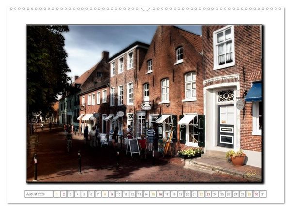 Produktbild: Ostfriesland - der alte Hafen Greetsiel (Wandkalender 2026 DIN A2 quer), CALVENDO Monatskalender