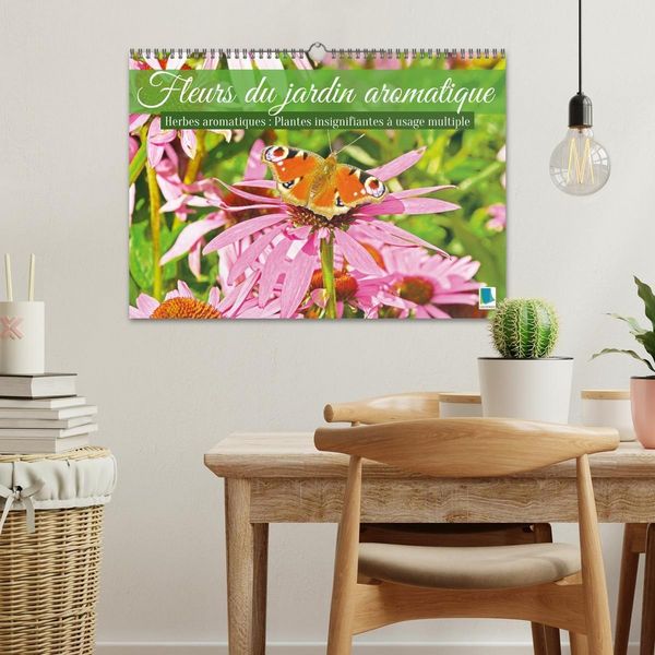 Produktbild: Fleurs du jardin aromatique (Calendrier mural 2027 DIN A3 vertical), CALVENDO calendrier mensuel