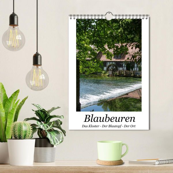 Produktbild: Blaubeuren I Das Kloster - Der Blautopf - Der Ort (Wandkalender 2026 DIN A4 hoch), CALVENDO Monatskalender