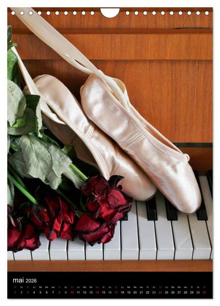 Produktbild: BALLERINE (Calendrier mural 2026 DIN A4 horizontal), CALVENDO calendrier mensuel