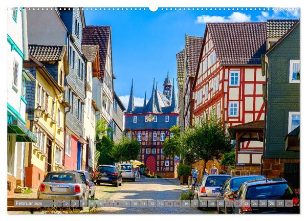 Produktbild: Ein Blick auf Frankenberg an der Eder (Wandkalender 2026 DIN A2 quer), CALVENDO Monatskalender