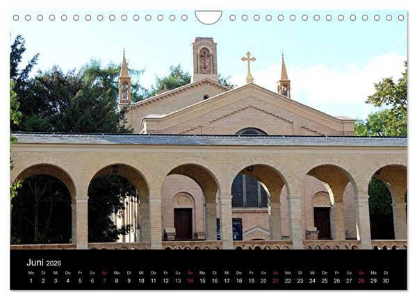 Produktbild: Evangelische Kirchen um Potsdam 2026 (Wandkalender 2026 DIN A4 quer), CALVENDO Monatskalender