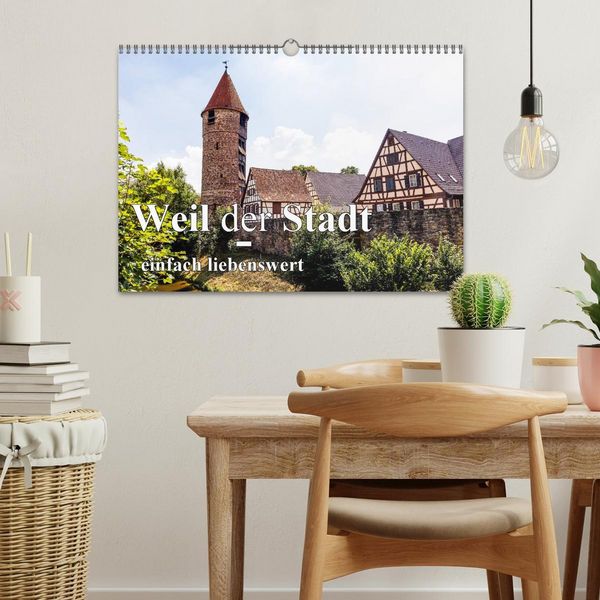 Produktbild: Weil der Stadt - einfach liebenswert (Wandkalender 2026 DIN A3 quer), CALVENDO Monatskalender