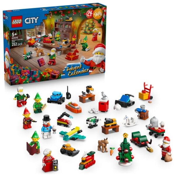 Produktbild: LEGO City Adventskalender 2026 Werkstatt des Weihnachtsmanns 60510