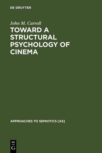 Produktbild: Toward a Structural Psychology of Cinema