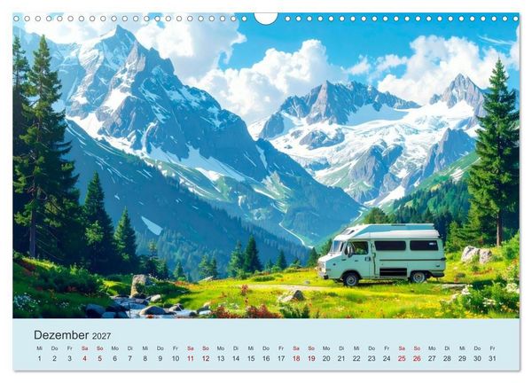 Produktbild: Vanlife Ein Leben auf der Stra&szlig;e (Wandkalender 2027 DIN A3 quer), CALVENDO Monatskalender