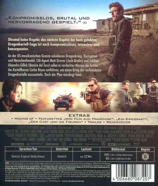 Produktbild: Sicario 2 (4K Ultra HD) (+ Blu-ray)