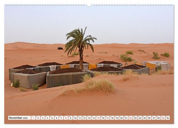 Produktbild: Die SAHARA in Marokko, Faszinierende W&uuml;stenregionen (Wandkalender 2026 DIN A2 quer), CALVENDO Monatskalender