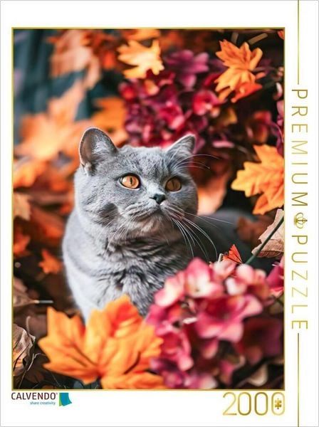 Produktbild: CALVENDO Puzzle Herbstblumen | 2000 Teile Lege-Gr&ouml;&szlig;e 90x67cm Foto-Puzzle f&uuml;r gl&uuml;ckliche Stunden