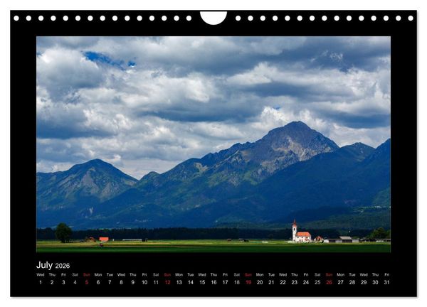 Produktbild: Landscapes of Slovenia (Wall Calendar 2026 DIN A4 landscape), CALVENDO 12 Month Wall Calendar