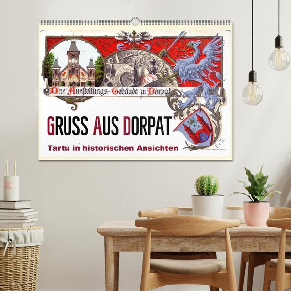 Produktbild: Gruss aus Dorpat - Tartu in historischen Ansichten (Wandkalender 2026 DIN A2 quer), CALVENDO Monatskalender