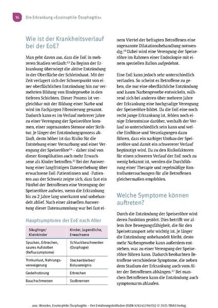 Produktbild: Eosinophile &Ouml;sophagitis - Der Ern&auml;hrungsleitfaden