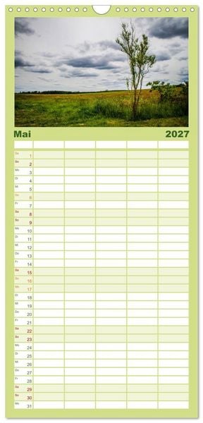 Produktbild: Familienplaner 2027 - Die Insel Usedom in Bildern mit 5 Spalten (Wandkalender, 21 x 45 cm) CALVENDO
