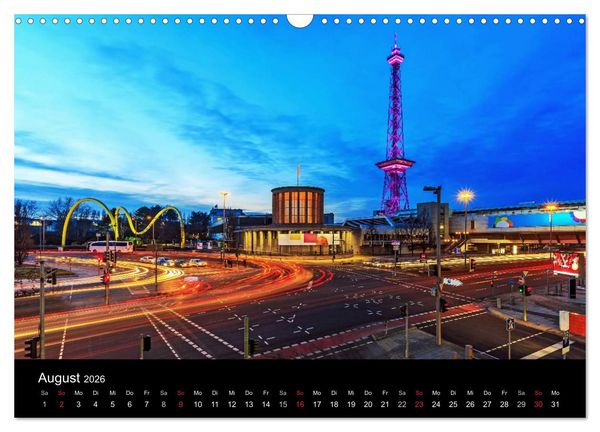 Produktbild: Berlin dynmaic (Wandkalender 2026 DIN A3 quer), CALVENDO Monatskalender