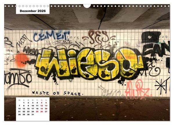 Produktbild: Hamburg Graffiti (Wandkalender 2026 DIN A3 quer), CALVENDO Monatskalender