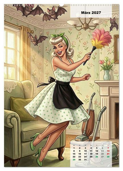 Produktbild: Vampir-Girls (Wandkalender 2027 DIN A2 hoch), CALVENDO Monatskalender