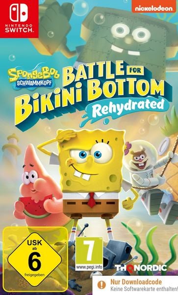 Produktbild: Spongebob: Battle for Bikini Bottom-Rehydrated [NSW] [Code in a Box] (D)