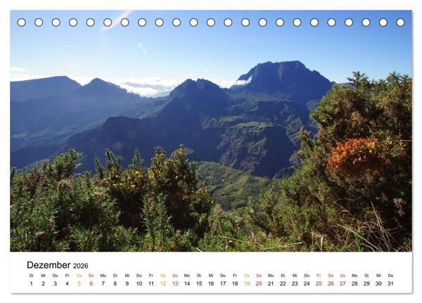 Produktbild: La R&eacute;union - Auf der Insel der Gef&uuml;hle (Tischkalender 2026 DIN A5 quer), CALVENDO Monatskalender