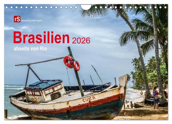 Produktbild: Brasilien 2026 abseits von Rio (Wandkalender 2026 DIN A4 quer), CALVENDO Monatskalender
