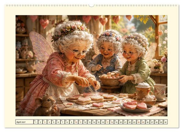 Produktbild: Zauberhafte Fee im Ruhestand (hochwertiger Premium Wandkalender 2027 DIN A2 quer), Kunstdruck in Hochglanz
