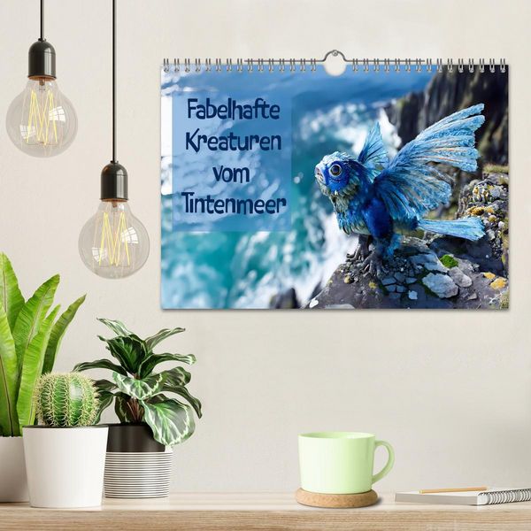 Produktbild: Fabelhafte Kreaturen vom Tintenmeer (Wandkalender 2026 DIN A4 quer), CALVENDO Monatskalender