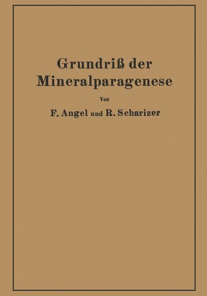 Produktbild: Grundri&szlig; der Mineralparagenese