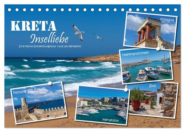 Produktbild: Kreta - Inselliebe (Tischkalender 2026 DIN A5 quer), CALVENDO Monatskalender