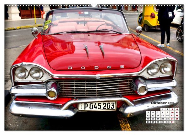 Produktbild: Dodge Coronet - Ein Traumcabrio in Kuba (hochwertiger Premium Wandkalender 2026 DIN A2 quer), Kunstdruck in Hochglanz