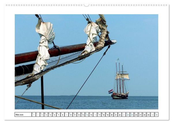 Produktbild: Segelspektakel in Bremerhaven. Die Sail (hochwertiger Premium Wandkalender 2026 DIN A2 quer), Kunstdruck in Hochglanz