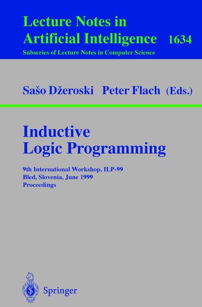 Produktbild: Inductive Logic Programming
