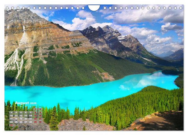 Produktbild: Natural Wonders, Fascinating Places in The World (Wall Calendar 2026 DIN A4 landscape), CALVENDO 12 Month Wall Calendar