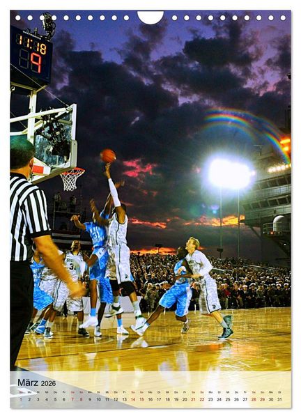 Produktbild: Basketball im Fokus (Wandkalender 2026 DIN A4 hoch), CALVENDO Monatskalender