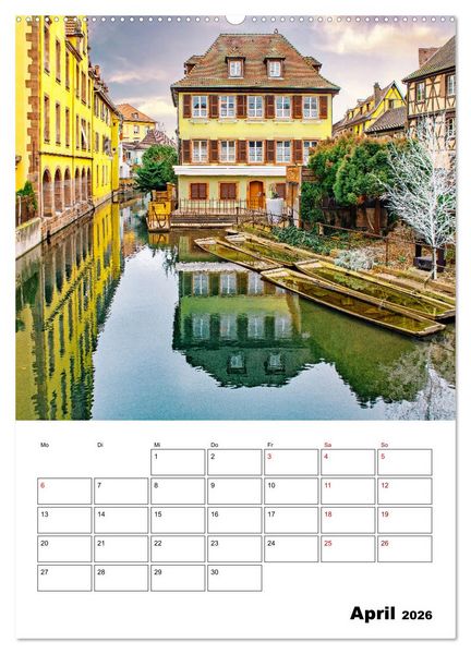 Produktbild: Elsass - Impressionen (hochwertiger Premium Wandkalender 2026 DIN A2 hoch), Kunstdruck in Hochglanz