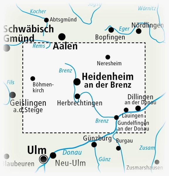 Produktbild: Heidenheim, Gerstetten - Giengen - Gundelfingen - Neresheim