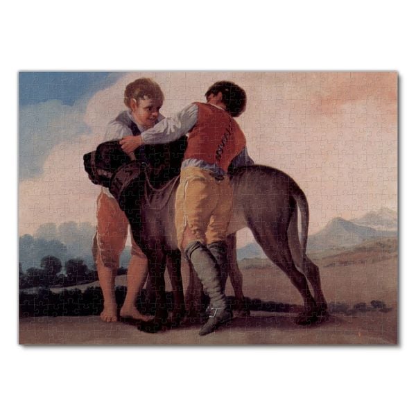 Produktbild: Lais Puzzle Francisco de Goya y Lucientes - Knaben mit Bluthunden 500 Teile