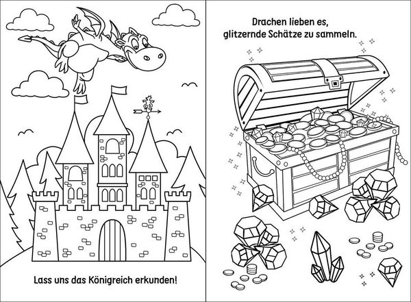 Produktbild: Diamond Painting - Bastelspa&szlig; mit Diamanten - Drachen