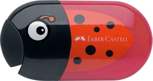 Produktbild: Faber-Castell Doppelanspitzer K&auml;fer mit Radierer