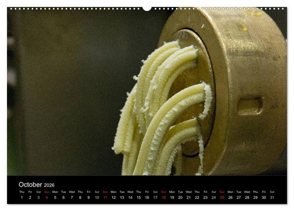 Produktbild: PASTA (High Quality Premium Wall Calendar 2026 DIN A2 landscape),CALVENDO 12 Month Wall Calendar