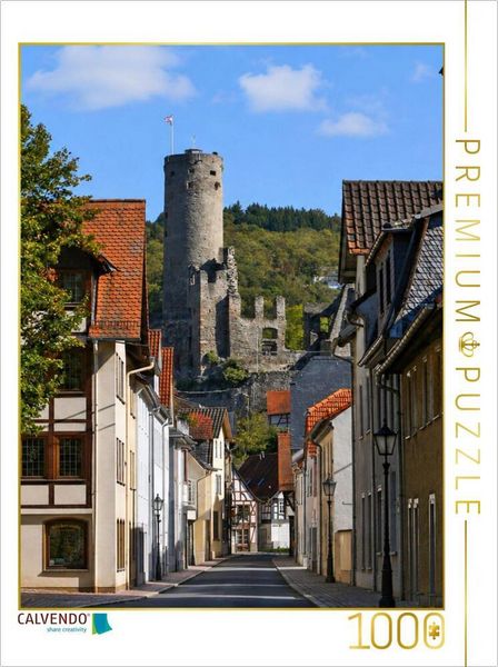 CALVENDO Puzzle Burgstraße | 1000 Teile Lege-Größe 64x48cm Foto-Puzzle für glückliche Stunden