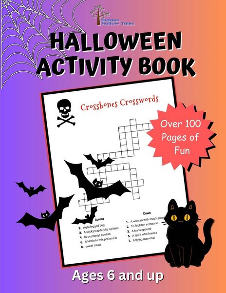 Produktbild: The Hidden Hollow Tales Halloween Activity Book for Ages 6 and UP