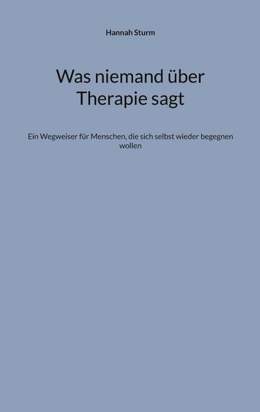 Produktbild: Was niemand &uuml;ber Therapie sagt