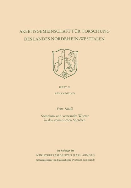 Produktbild: Somnium und verwandte W&ouml;rter in den romanischen Sprachen